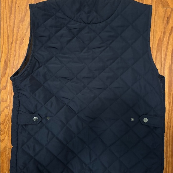 Navy Blue Tahari Men's Quilted Vest - Picture 3 of 5